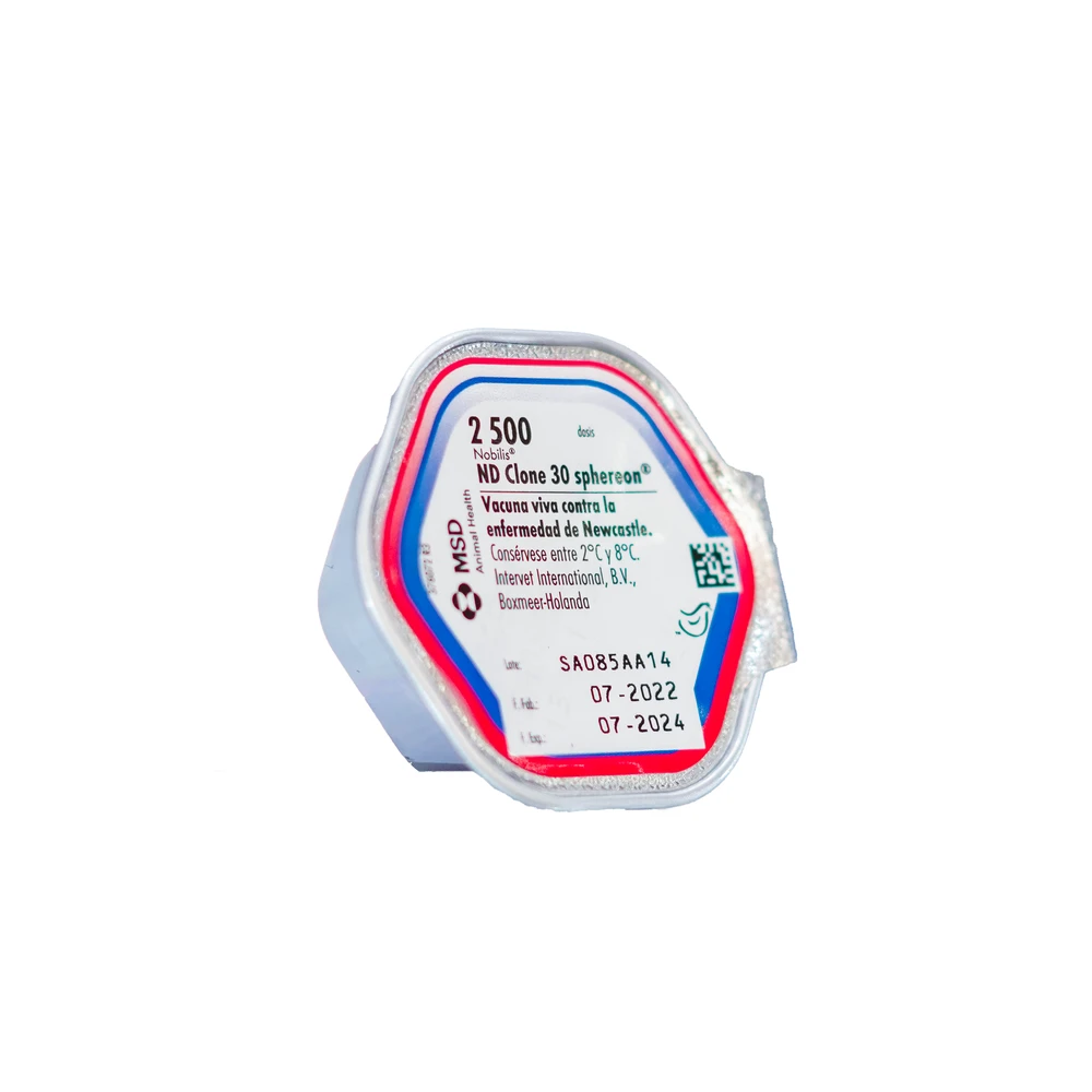 Nobilis Ma5+CLONE 30 2500 DS/Vacuna Aves