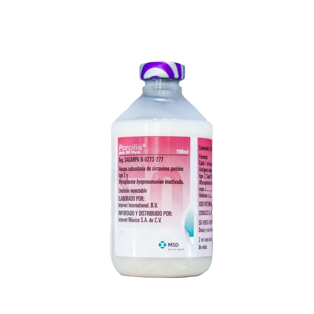 PORCILIS PCVMHYO - Unidosis Circovirus + Mycoplasma (50 Dosis)/Vacuna cerdos