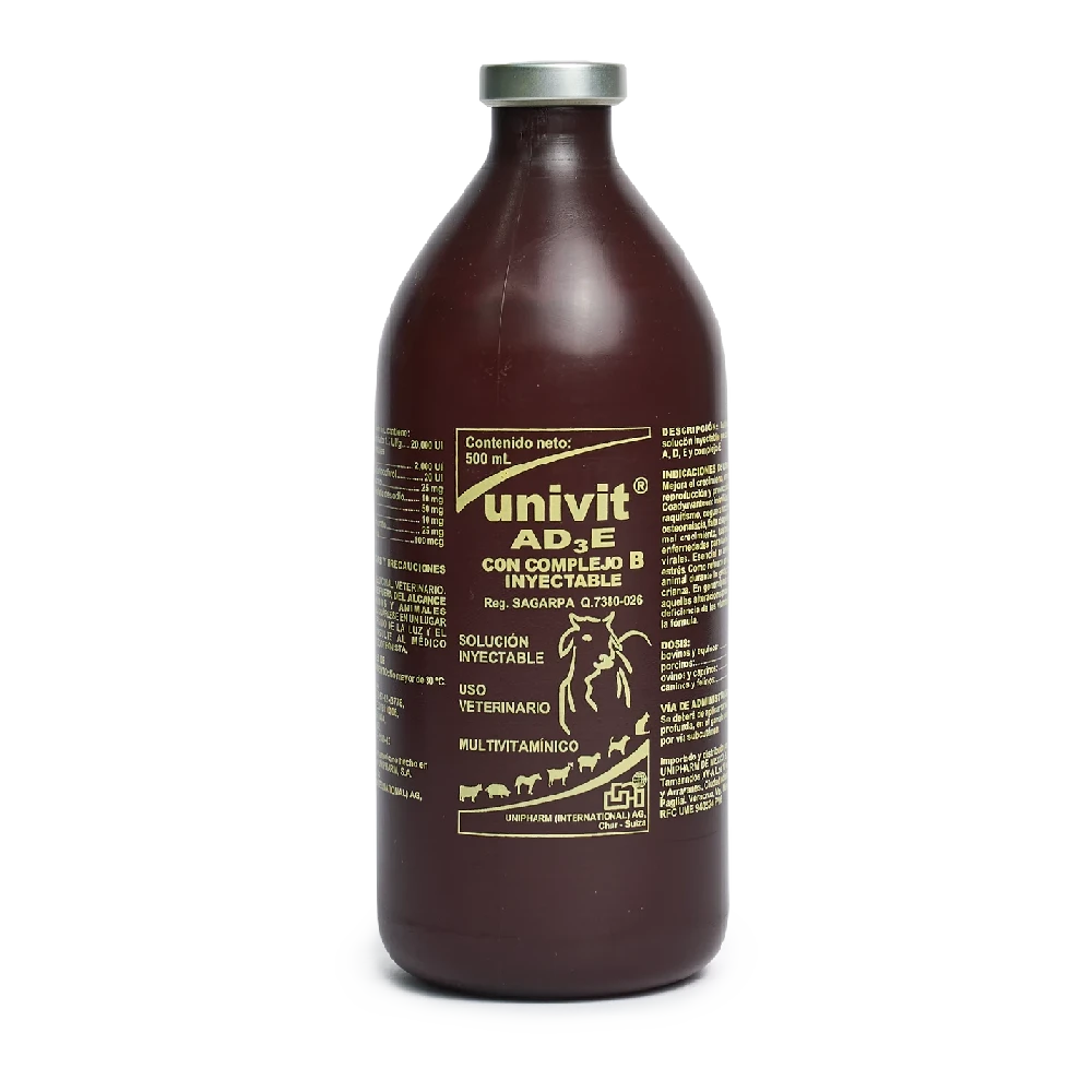 Univit AD3E con Complejo-B 500cc